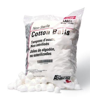 Cotton Ball NonSterile ProAdvantage Large (1000/ .. .  .  